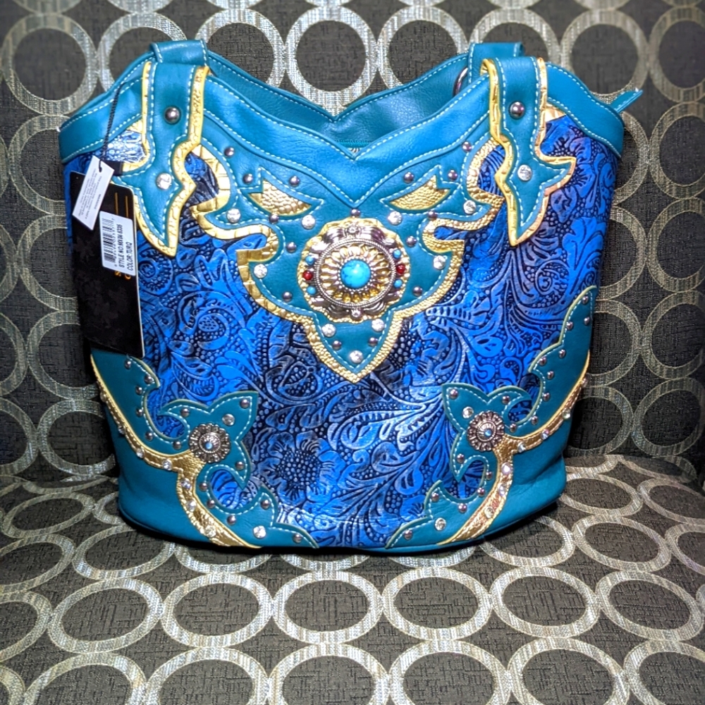 Western style tote bag